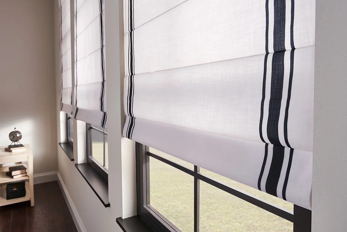 Soft Roman Shades - Royal Crest